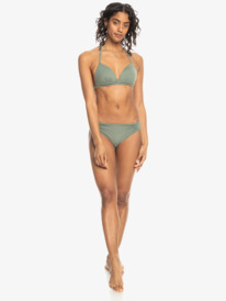 2 Beach Classics - Haut de bikini triangle moulé pour Femme Vert ERJX304592 Roxy