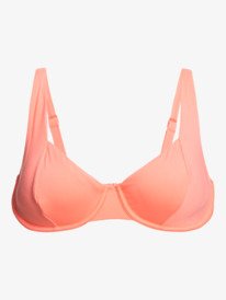 4 Beach Classics - D-Cup Underwired Bikini Top for Women Pink ERJX304593 Roxy