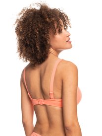 3 Beach Classics - D-Cup Underwired Bikini Top for Women Pink ERJX304593 Roxy