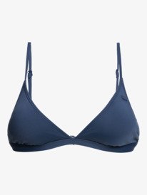 3 Beach Classics Elongated Triangle Bikini Top Blue ERJX304594 Roxy