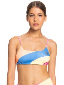 3 POP SURF Bralette Bikini Top White ERJX304602 Roxy