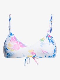 4 Beach Classics - Haut de bikini Athletic Tri pour Femme Blanc ERJX304623 Roxy
