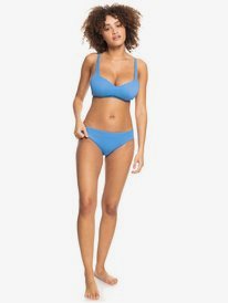 1 Roxy Love The Sun Ray - Top-sujetador de bikini copa D para Mujer Azul ERJX304645 Roxy
