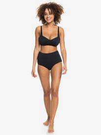 4 Womens Roxy Love The Sun Ray Bikini Top Black ERJX304645 Roxy