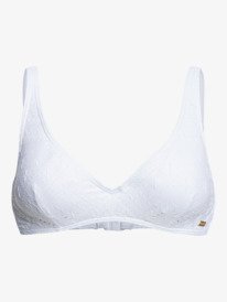 5 Quiet Beauty 2022 - Bügel-Bikinioberteil für Körbchengröße D für Frauen Weiss ERJX304653 Roxy