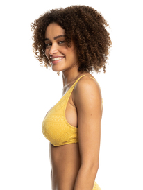 1 Quiet Beauty 2022 - Bügel-Bikinioberteil für Körbchengröße D für Frauen Gelb ERJX304653 Roxy