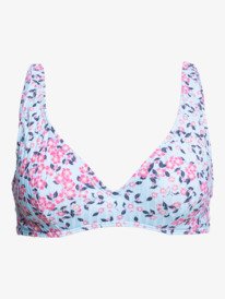 3 Womens Roxy Love The Oceana V Underwired D-Cup Bikini Top Blue ERJX304669 Roxy