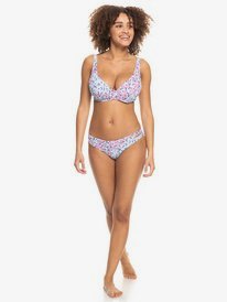 1 Womens Roxy Love The Oceana V Underwired D-Cup Bikini Top Blue ERJX304669 Roxy