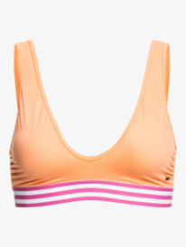 4 Rad Retro Elongated Triangle Bikini Top Pink ERJX304672 Roxy