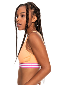 1 Rad Retro Elongated Triangle Bikini Top Pink ERJX304672 Roxy