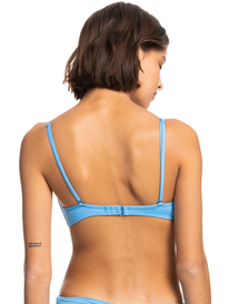 roxy, Beach Classics - Reggiseno bikini a bralette con taglio avvolgente da Donna, AZURE BLUE (bjt0) Beach Classics - Wrap Bralette Bikini Top for Women ERJX304685