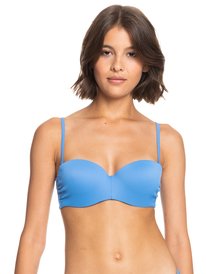 5 Roxy Love The Beach Vibe - Top de bikini bandeau para Mujer Azul ERJX304695 Roxy