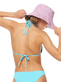 4 Beach Classics - Tiki Tri Bikini Top for Women Blue ERJX304719 Roxy
