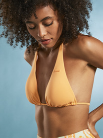 5 Beach Classics - Haut de bikini triangle allongé pour Femme Orange ERJX304719 Roxy
