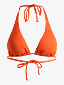 4 Beach Classics Tiki Triangle Bikini Top Orange ERJX304719 Roxy