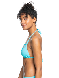 9 Beach Classics - Tiki Tri Bikini Top for Women Blue ERJX304719 Roxy