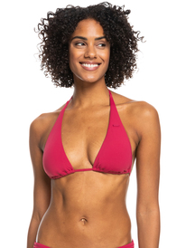 0 Beach Classics Tiki Triangle Bikini Top Pink ERJX304719 Roxy