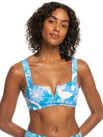 5 Womens Roxy Love The Coco Bikini Top Blue ERJX304736 Roxy