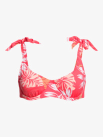 5 Seaside Tropics - Bikinitop met Beugels Cupmaat D voor Dames Red ERJX304741 Roxy