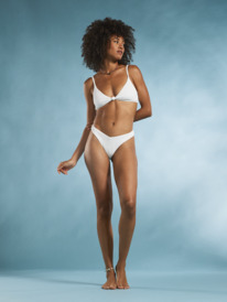 12 ROXY Love - Top de Bikini Triangular para Mujer Blanco ERJX304759 Roxy
