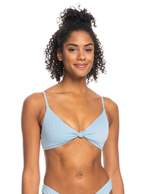 7 Roxy Love The Surf Knot Bikini Top Blue ERJX304759 Roxy