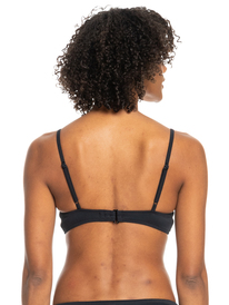 10 ROXY Love - Top de Bikini Triangular para Mujer Negro ERJX304759 Roxy