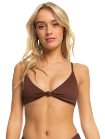9 Roxy Love The Surf Knot Bikini Top Red ERJX304759 Roxy