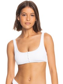 3 ROXY Love 2022 - Bralette Bikini Top for Women White ERJX304762 Roxy