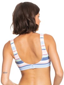 3 Roxy Line Up Bralette Bikini Top White ERJX304765 Roxy