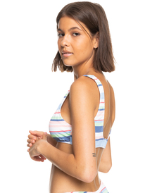 1 Roxy Line Up Bralette Bikini Top White ERJX304765 Roxy