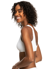 1 Roxy Love The 360 - Top de Bikini para Mujer Blanco ERJX304775 Roxy