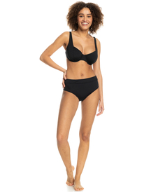 3 Womens Beach Classics D-Cup Underwired Bikini Top Black ERJX304779 Roxy