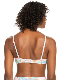3 Roxy Love Rib The Surf Knot Triangle Bikini Top Green ERJX304796 Roxy