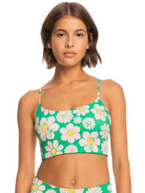 4 POP Surf - Soutien de biquíni, reversível para Mulher Verde ERJX304801 Roxy