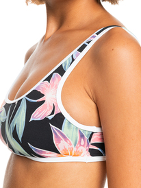 2 Womens Paradise Shine Bralette Bikini Top Black ERJX304806 Roxy