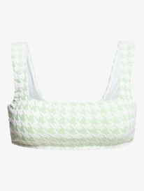 10 Check It - Parte de cima de biquíni Bralette para Mulher Verde ERJX304816 Roxy