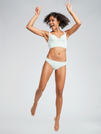 3 Check It - Bikinitop mit Bügeln für Frauen Grün ERJX304817 Roxy