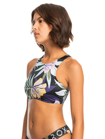 5 ROXY Active - Haut de bikini crop-top pour Femme Noir ERJX304820 Roxy