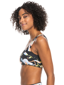 1 Hibiscus Wave - Bralette Bikinitop voor Dames Multicolor ERJX304858 Roxy