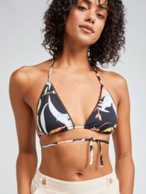 8 Hibiscus Wave - Tiki-Tri-Bikinioberteil für Frauen Mehrfarbig ERJX304859 Roxy