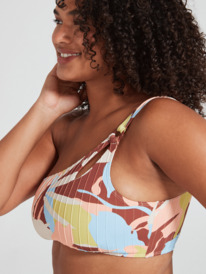 2 Womens Floraldelic Assymetric Bikini Top  ERJX304866 Roxy