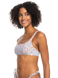 1 Womens Retro Isle Bralette Bikini Top Blue ERJX304880 Roxy