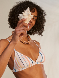 3 Beach Classics - Triangel bikinitop voor Dames Pink ERJX304896 Roxy