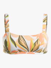 5 Printed Beach Classics - Top de bikini con aros copa D para Mujer Blanco ERJX304908 Roxy