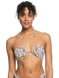 6 Printed Beach Classics - Triangle Bikini Top for Women Blue ERJX304910 Roxy