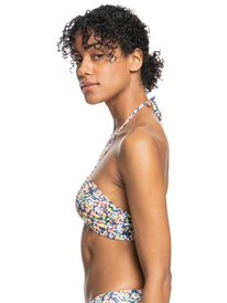 7 Printed Beach Classics - Triangle Bikini Top for Women Blue ERJX304910 Roxy