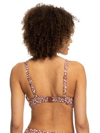 roxy, Womens Rib ROXY Love The Sun Ray D-Cup Bikini Top, RUSTIC BROWN ANIMALIA DOTS (cpq8) PT RIB ROXY LOVE THE SUN RAY ERJX304919