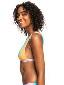 1 Colorblock Party - Triangle Bikini Top for Women Blue ERJX304951 Roxy