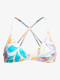 18 Retro Revo - Triangel Bikinitop, aan twee kanten draagbaar voor Dames White ERJX304954 Roxy