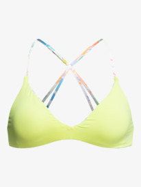 19 Retro Revo - Triangel Bikinitop, aan twee kanten draagbaar voor Dames White ERJX304954 Roxy